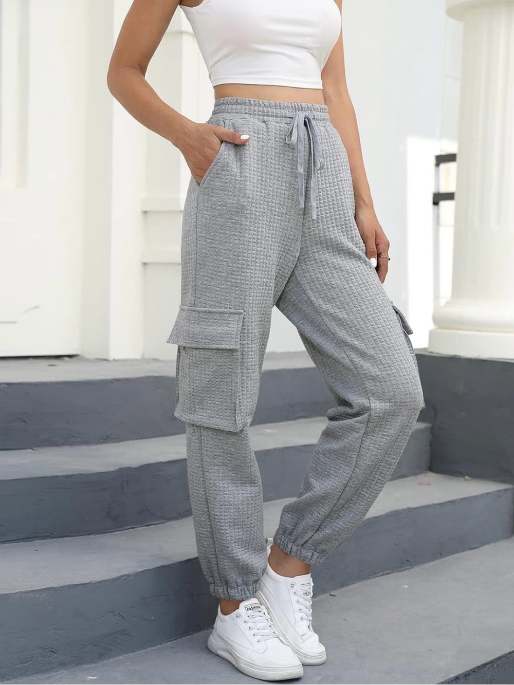 NIMIN CARGO JOGGERS (GRAY)